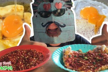 Cooking Skill || Eating Spicy Foods Egg and Chili || Mony Roth Cooking 2020