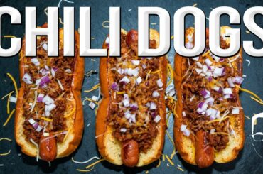 THE BEST CHILI DOG I’VE EVER MADE | SAM THE COOKING GUY 4K