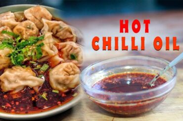 How To Make Proper Chili Oil | Homemade Chili Oil  | SPICY Hot Chili Oil Recipe