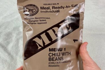 MRE Menu 1 Chili with Beans (2018)