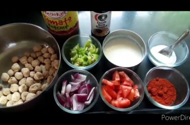 Soyabean chili recipe