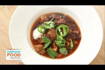 Chili Recipe - Spicy Turkey and Beans - Everyday Food with Sarah Carey