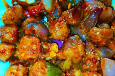 Soyabean chilli recipe |soyabean manchurian recipe|soya chilli recipe at home