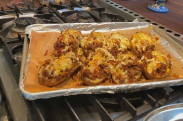 How To Make 5-Spice Chili-Topped Baked Potato Skins | #StayHome With Rachael