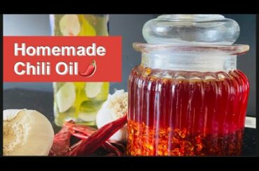 🌶 CHILI OIL 🌶 Recipe | How to make Spicy/Hot Chili oil | CHILI GARLIC SAUCE