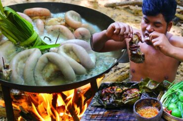 Cooking Cow Intestine Recipe - Cook intestine cow,pork eat with Chili Sauce delicious Food