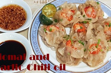 Siomai and Garlic Chili Oil|Pork and Shrimp Siomai