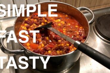 Chili, the perfect student dish! - VLOG#5