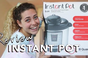 Instant Pot Review + White Chicken Chili Recipe!