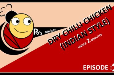 PO's Kitchen - EPISODE 2 : Tastiest Dry Chili Chicken under 2 minutes | Mother's Day special recipe