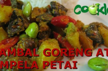 Recipe SAMBAL GORENG ATI AMPELA PETAI - one of the favorite Indonesian chili dishes