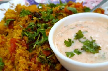 Tomato Pulao /Tomato Pulao Recipe / Tomato Pulao Recipe in Pressure Cooker