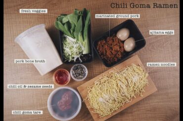 Ramen Kit #1 (Chili Goma) | How to make Japanese ramen at home using a ramen kit