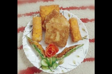 How to Make bread Roll without Cheese || Stuffed Chili | Crispy Box Patties Recipe By Hazara Food