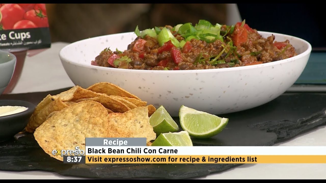 Recipe Black Bean Chili Con Carne (RHODES QUALITY) Chili Chili