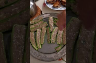 Cooking Sweet and Sour Pork Spareribs, Eggplant & Chili with mince fish