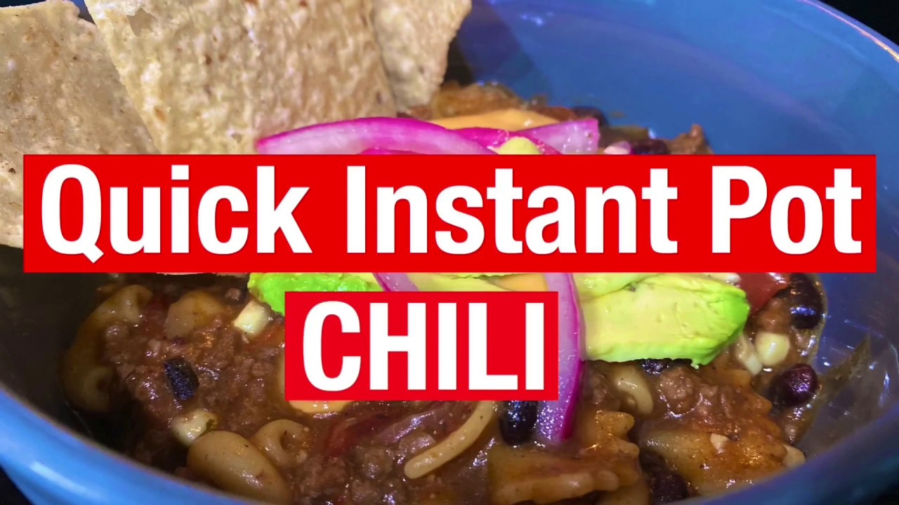 Quick Instant Pot Chili Cook Chili Chili