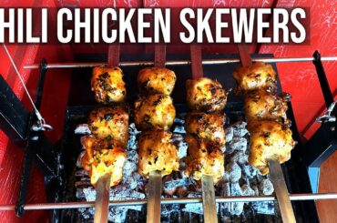 Chili Chicken Skewers Recipe by the BBQ Pit Boys