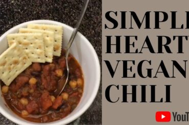 I COOKED YA'LL - NO-MEAT HEARTY VEGAN CHILI | SIMPLE RECIPE