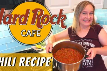 Hard Rock Cafe Chili Recipe