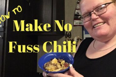 Recipe of the Month - No Fuss Chili