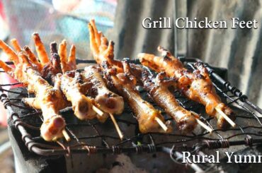 Grill Chicken Feet with Chili Recipe - Rural Yummy