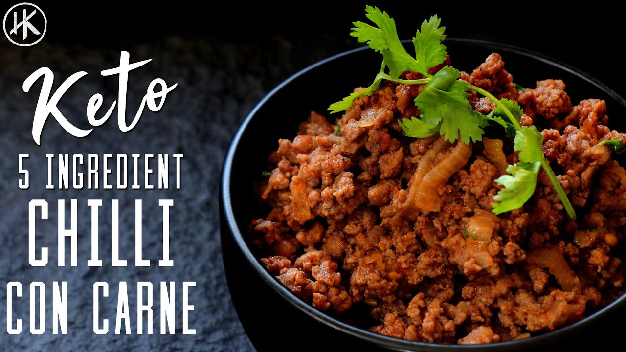 5 Ingredient Keto Chilli Con Carne Easy Chilli Con Carne Keto Recipe Chili Chili