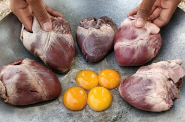 Crispy Pig Heart Cooking Recipe / Pig Heart Crispy Recipe / Kdeb Cooking