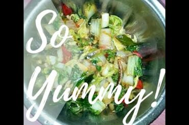 Cabbage chili anchovies Indian Malaysian style stir fried simple home made recipe..so yummy!