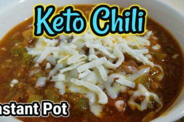 Keto Chili in Instant Pot | Easy Cooking Videos | Low Carb Chili