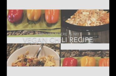 VEGAN CROCKPOT CHILI RECIPE - EASY & DELICIOUS