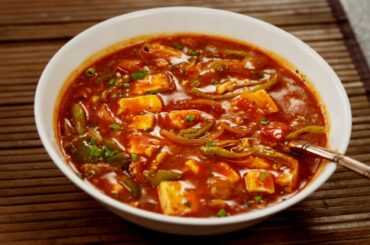 Chilli Paneer Gravy - Restaurant Style Perfect Wet Chilly Recipe - CookingShooking