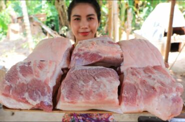 Tasty pork crispy with lemon chili sauce recipe