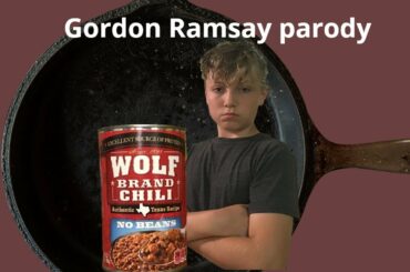 Gordon Ramsay shows how to make wolf brand chili (parody/skit)