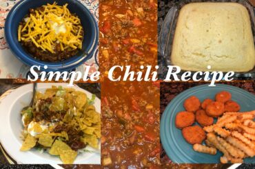Simple Chili Recipe|For Rainy Day