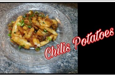 Chili potatoes recipe | crispy and spicy | easy to make