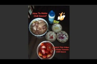 CHILI TOMATO SAUCE|EASY HOMEMADE CHILI TOMATO SAUCE
