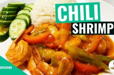 Quick & Easy Japanese Chili Shrimp | Recipe by Chef Ali | For more recipes @chefali1027