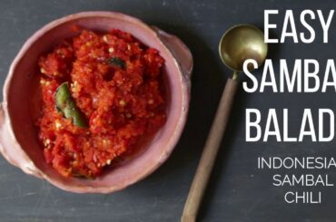 Easy Sambal Balado (Indonesian Sambal Chili Sauce