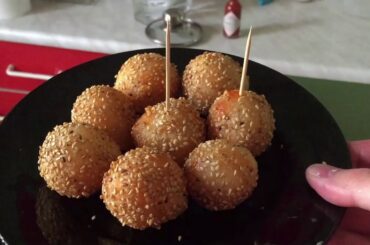 Easy Chili Sesame Balls! - 6 Ingredient Relaxing Relatable Home Recipes