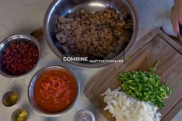 Tailgate Mug Chili on the Napoleon Portable TravelQ Grill