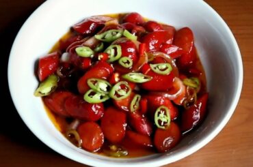 Sarap 101: Chili Stir-fried Hotdog with Tomato and Oyster Sauce