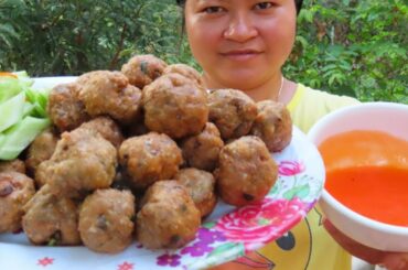 WOW Fish Meatballs with Chili Sauce Recipe - Cooking Skill yummy food