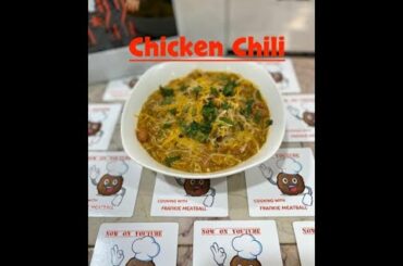 Green Chicken Chili / Cooking With Frankie Meatball