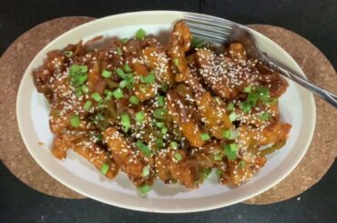 Honey Chili Potatoes Recipe | Restaurant Style Honey Chili Potatoes | Crispy honey chili potatoes