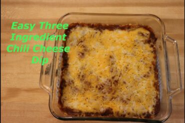 Easy Three Ingredient Chili Cheese Dip