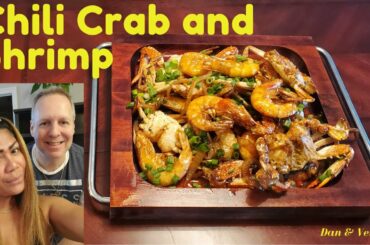 Chili Crabs and shrimps - Filipino recipe, pinoy recipe, mukbang