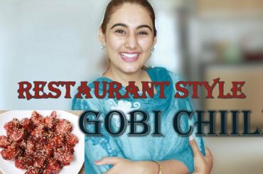 How To Make Restaurant Style Chili Cauliflower ( Chili Gobi ) | Manpreet Ka Kitchen |