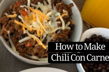 Quick and Easy Chili Con Carne