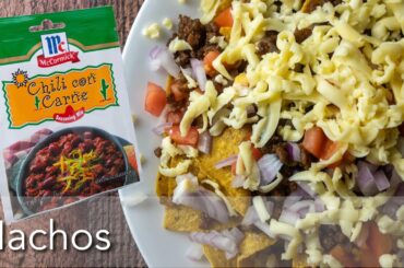 NACHOS USING MCCORMICK CHILI CON CARNE SEASONING MIX | COCKTAIL FOOD | JOYFERNSTV
